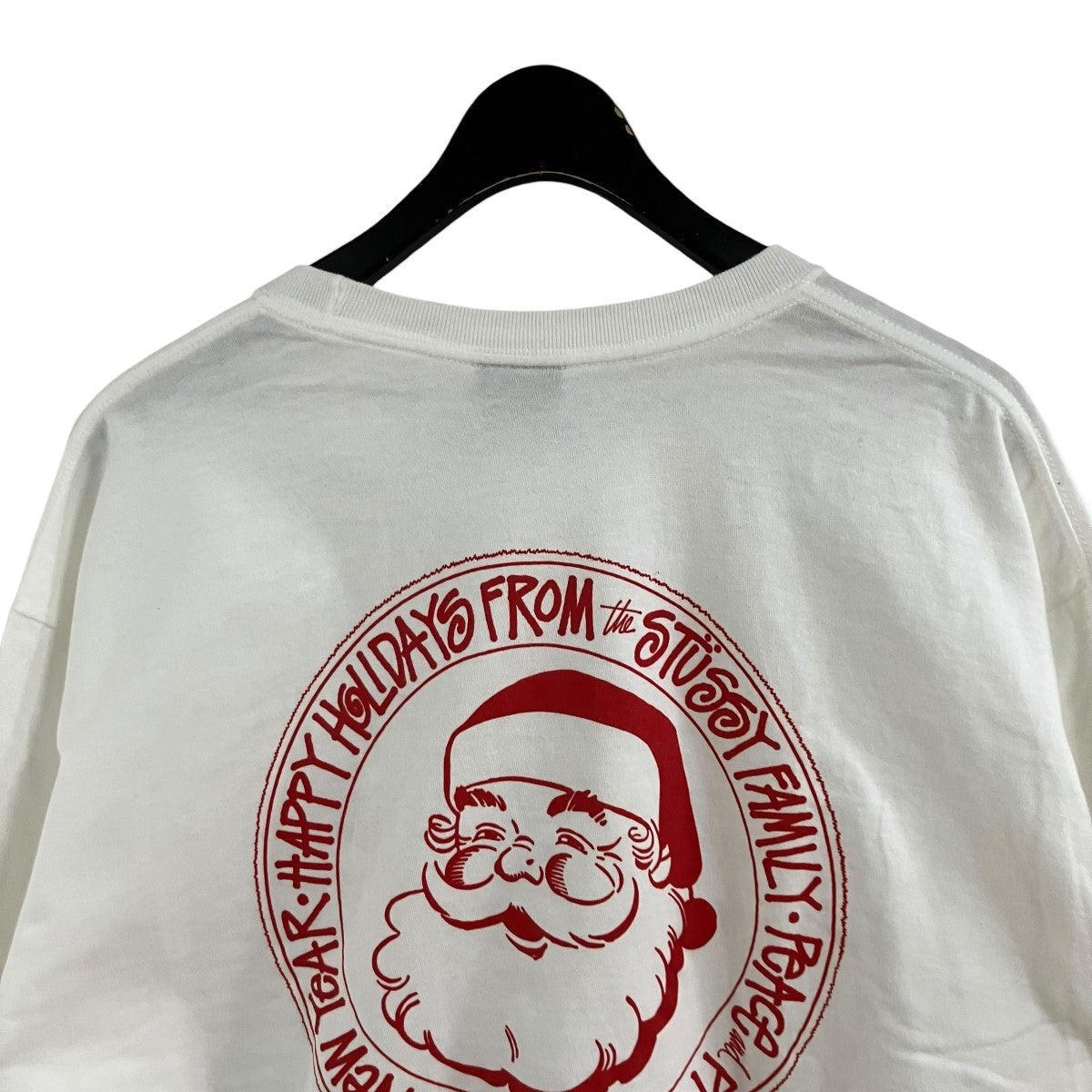 stussy ハッピーホリデイズTシャツ 古着・中古-4枚目のアイテム画像