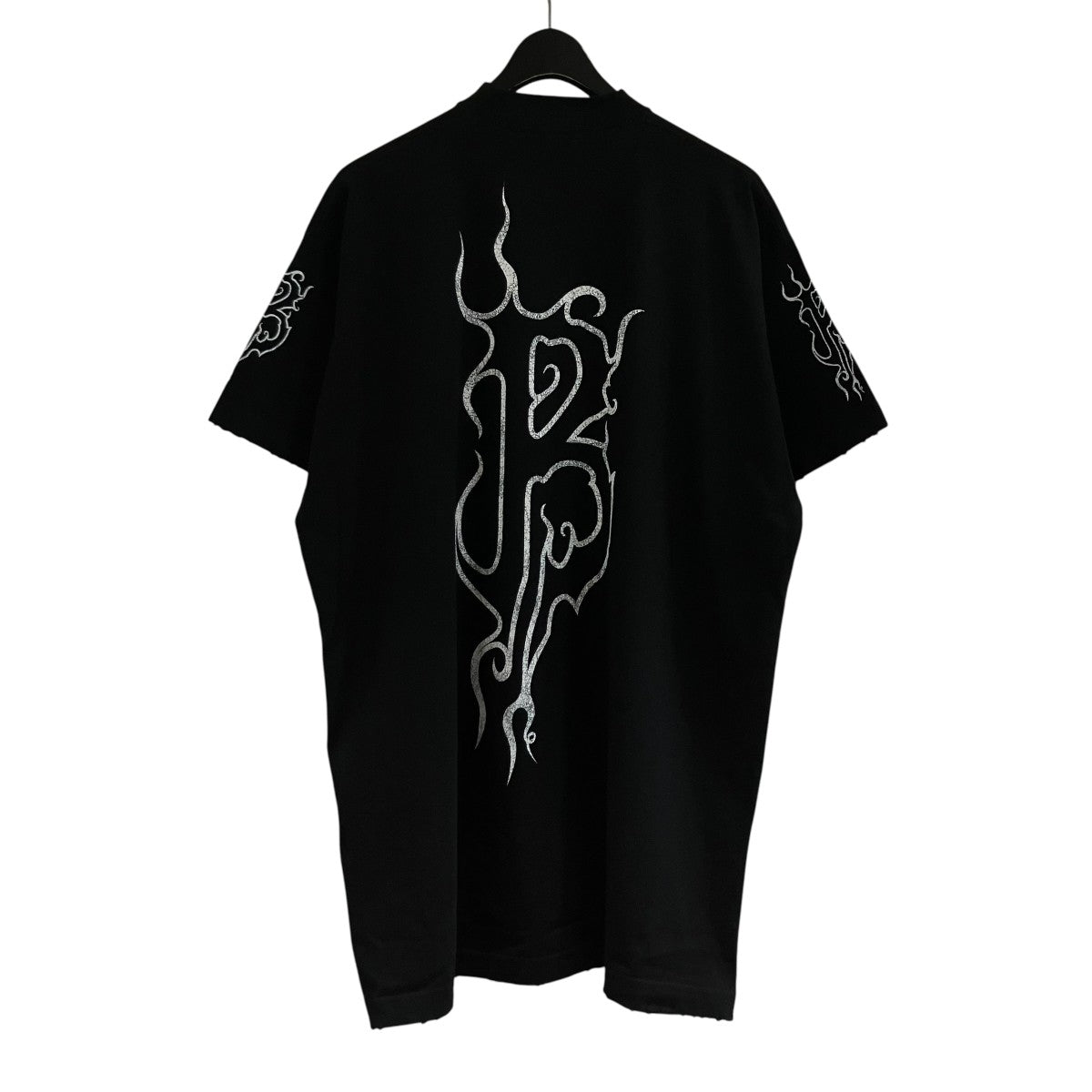 BALENCIAGA ダークウェーブロゴTシャツ 古着・中古-3枚目のアイテム画像