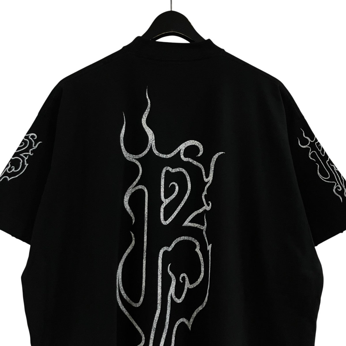 BALENCIAGA ダークウェーブロゴTシャツ 古着・中古-4枚目のアイテム画像