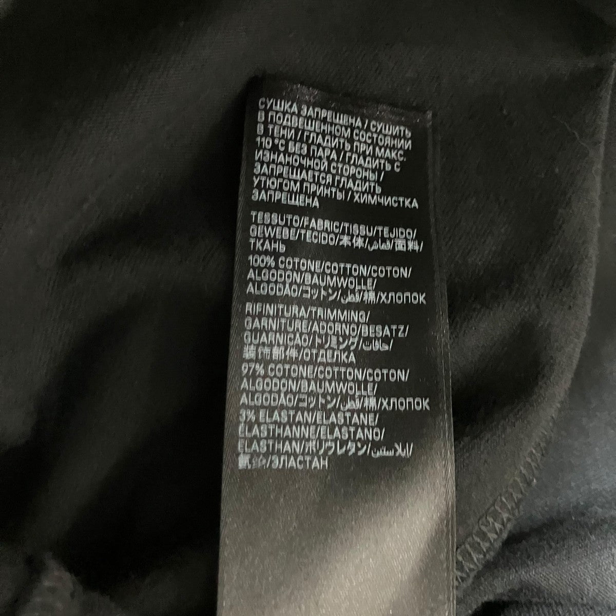 BALENCIAGA ダークウェーブロゴTシャツ 古着・中古-7枚目のアイテム画像