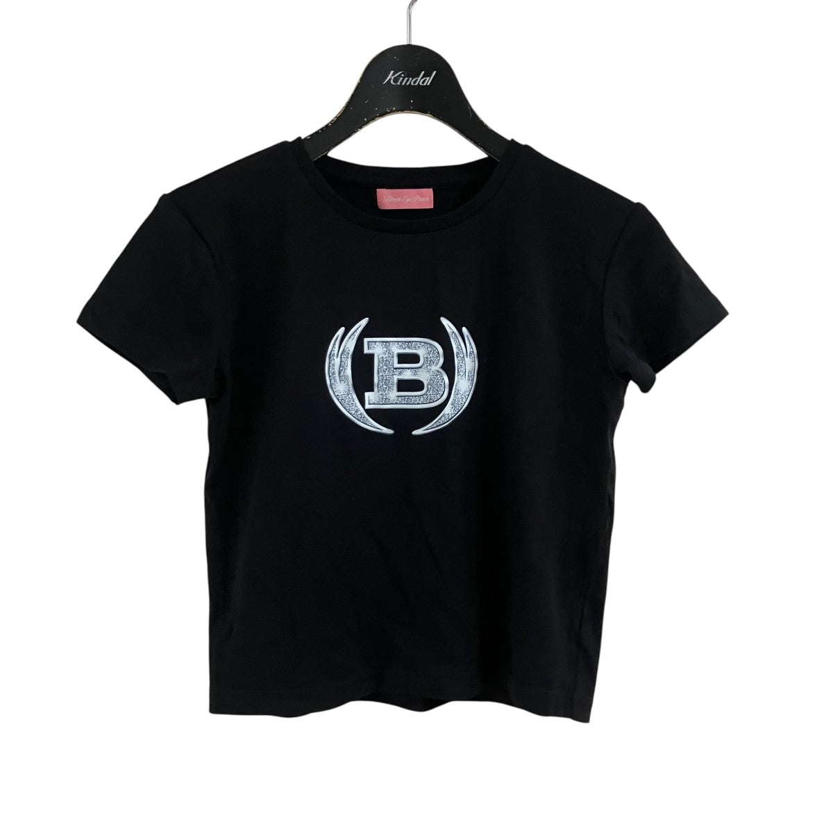 BlackEyePatch クロップドロゴプリントTシャツ 古着・中古-1枚目のアイテム画像
