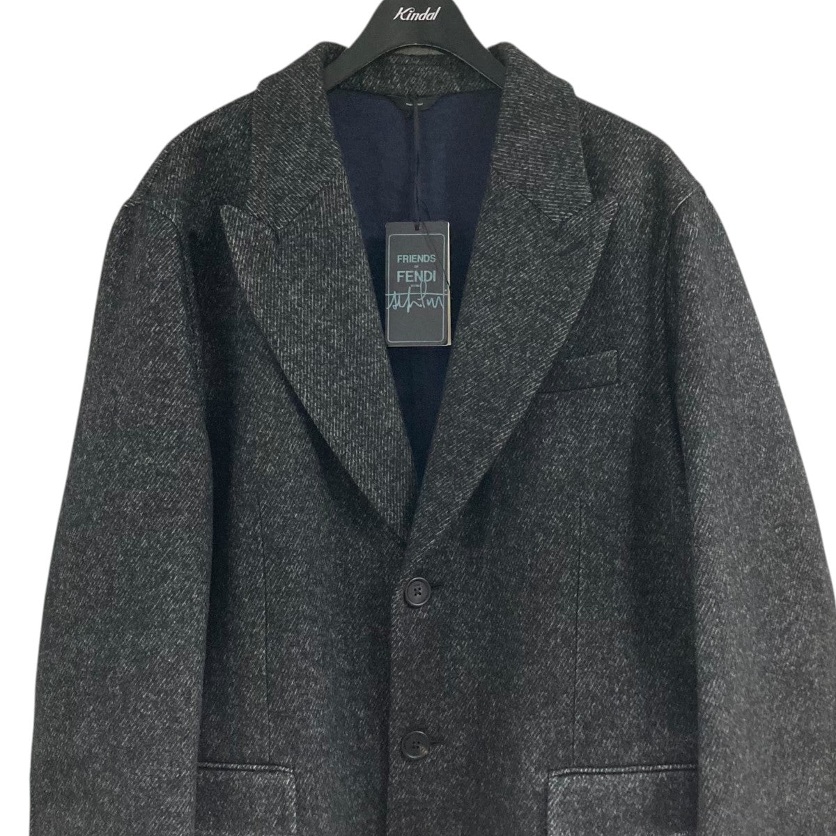FENDI(フェンディ) ツイードコートFF0770 FF0770 グレー サイズ 54