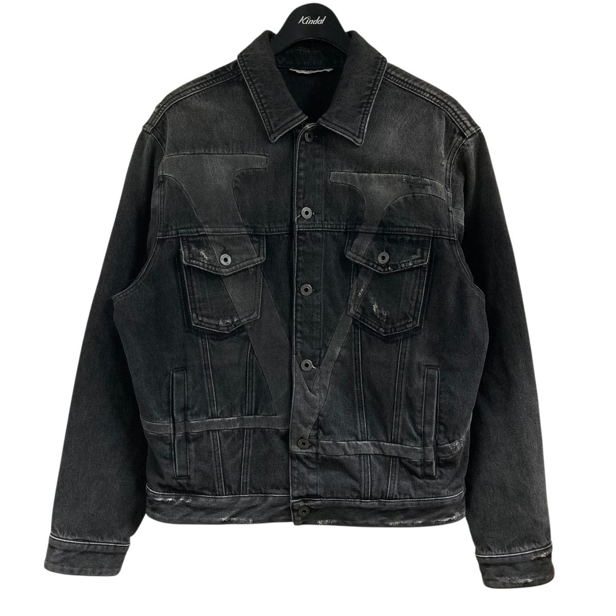 限定値下げ【美品】VALENTINO デニムジャケット VALENTINO(ヴァレンチノ) フロントロゴデニムジャケット UV3DC01J6H4