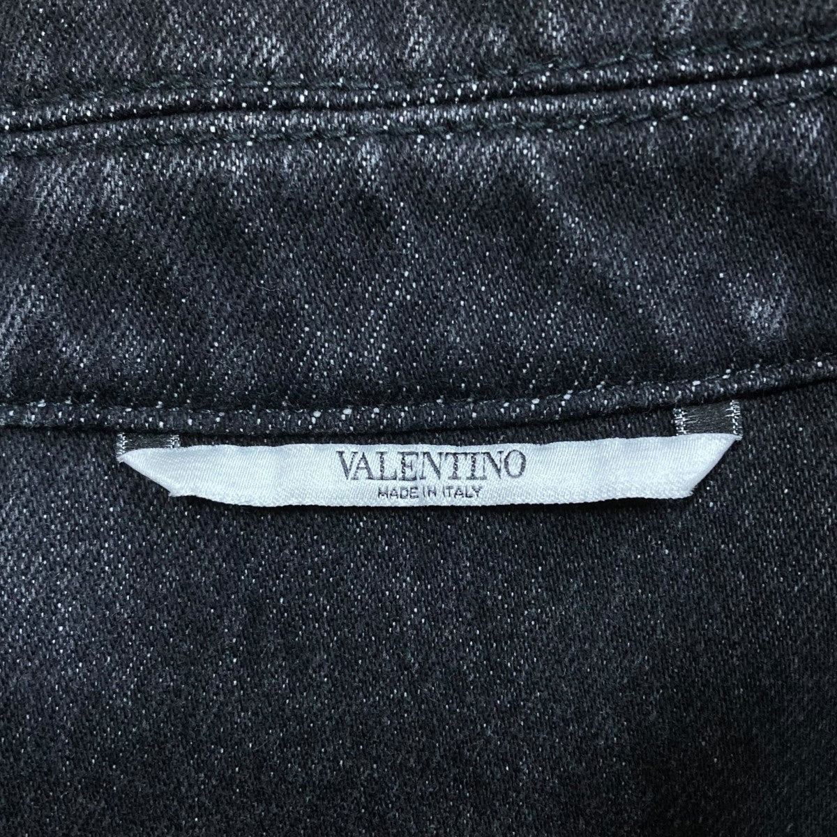 VALENTINO フロントロゴデニムジャケット 古着・中古-5枚目のアイテム画像