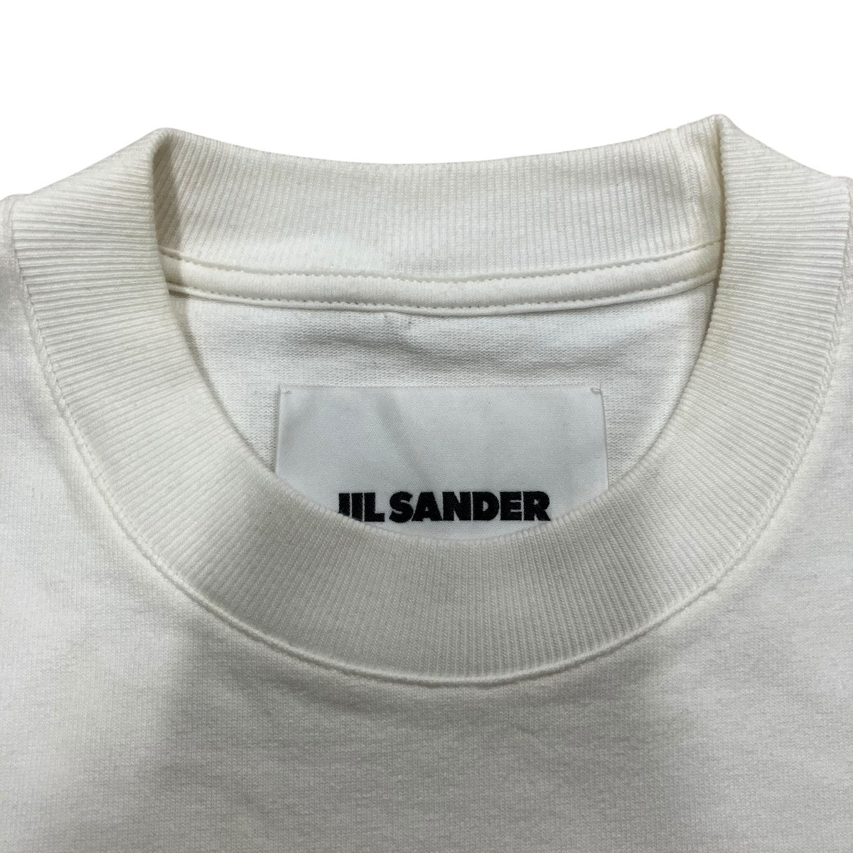 JIL SANDER(ジルサンダー) ロゴTシャツ JSMT707045 ホワイト サイズ S
