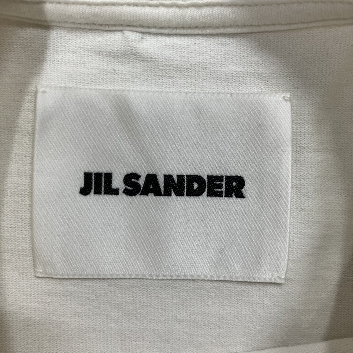 JIL SANDER(ジルサンダー) ロゴTシャツ JSMT707045 ホワイト サイズ S