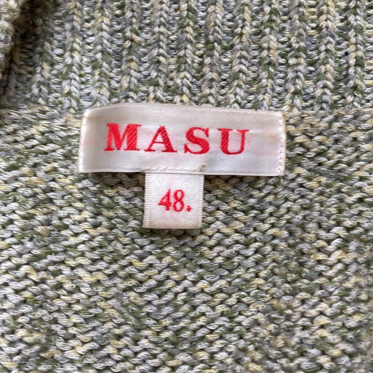 MASU(エムエーエスユー) 22SS メランジルーズカーディガン MSSS-KN0122