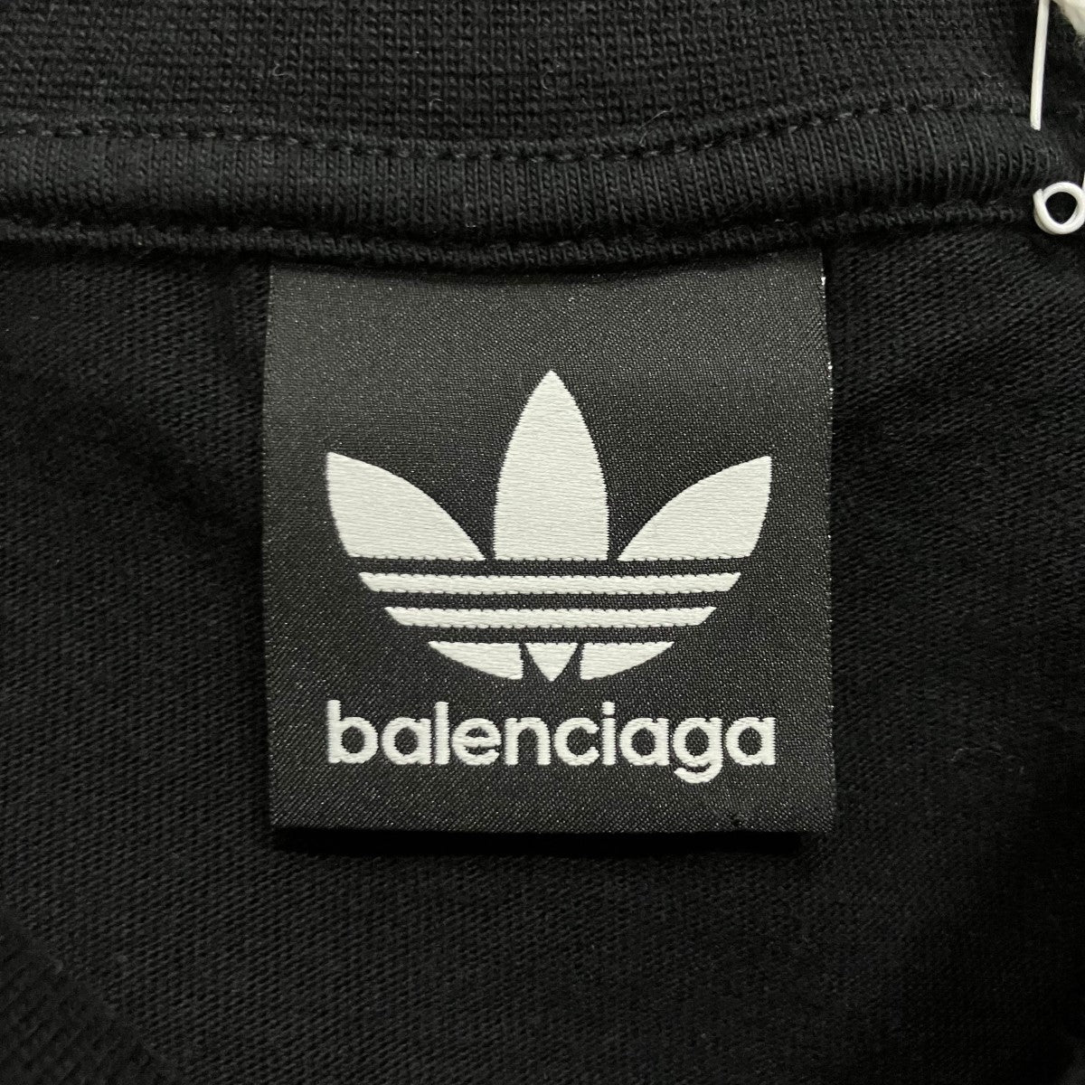 BALENCIAGA×adidas 3ストライプロゴプリントTシャツ 古着・中古-5枚目のアイテム画像