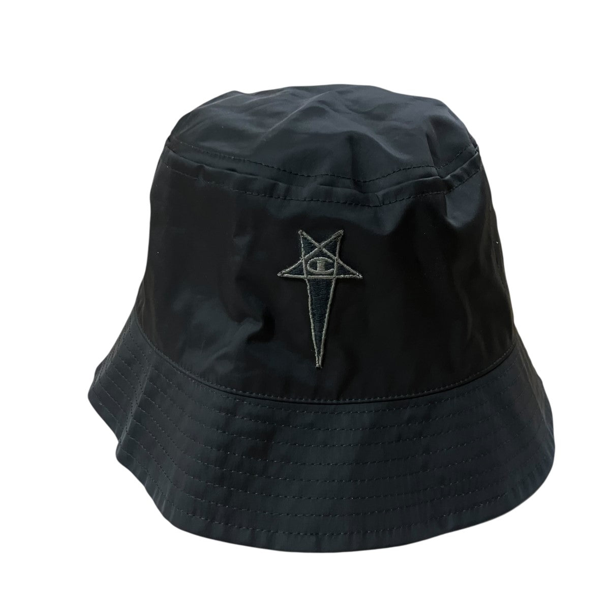 Rick Owens× Championバケットハット RICK OWENS×Champion バケットハット CM01D6096-CHNY ブラック サイズ