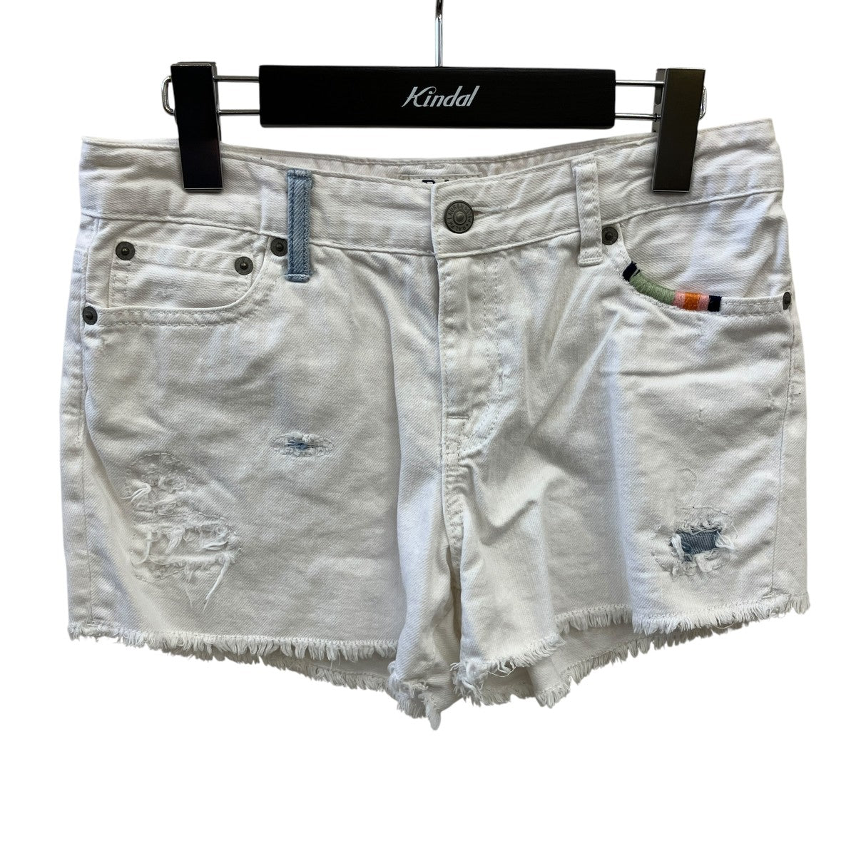POLO RALPH LAUREN デニムダメージショートパンツ 古着・中古-1枚目のアイテム画像