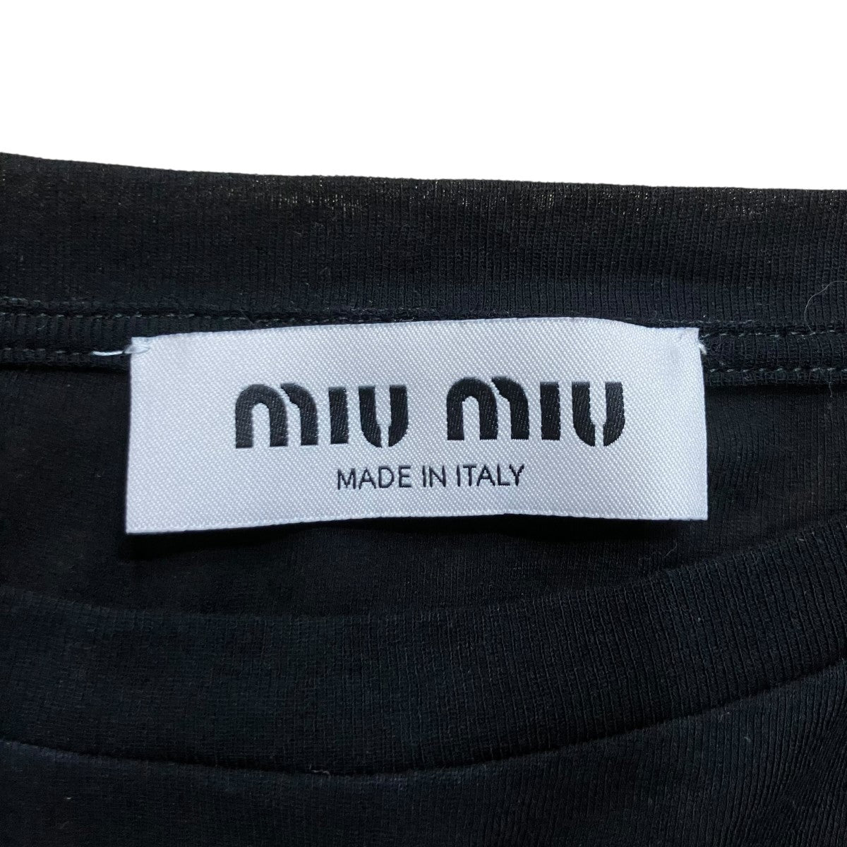 MIU MIU ロゴTシャツ 古着・中古-5枚目のアイテム画像