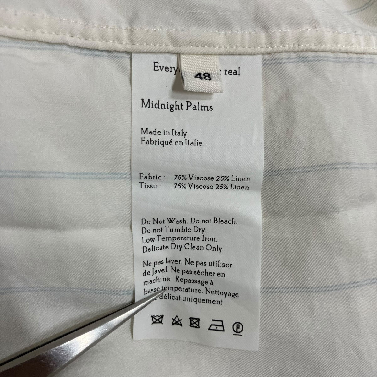 WALES BONNER ショートスリーブシャツ 古着・中古-6枚目のアイテム画像