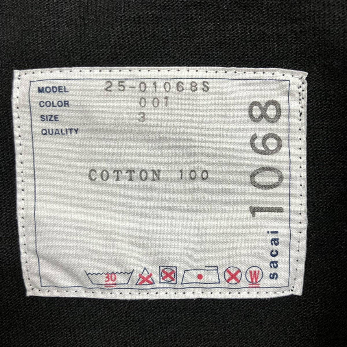 sacai エコーズオブライフTシャツ 古着・中古-5枚目のアイテム画像