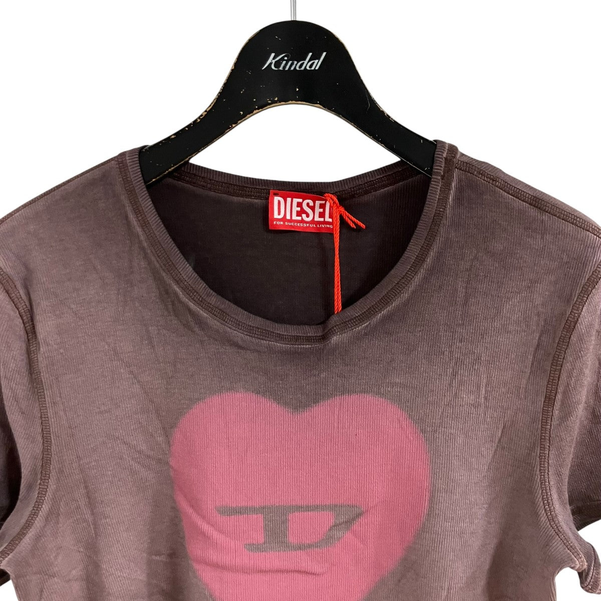DIESEL フロントロゴＴシャツ 古着・中古-2枚目のアイテム画像