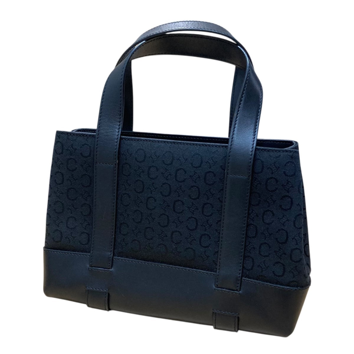 CELINE Ｃマカダム柄ミニトートバッグ 古着・中古-1枚目のアイテム画像