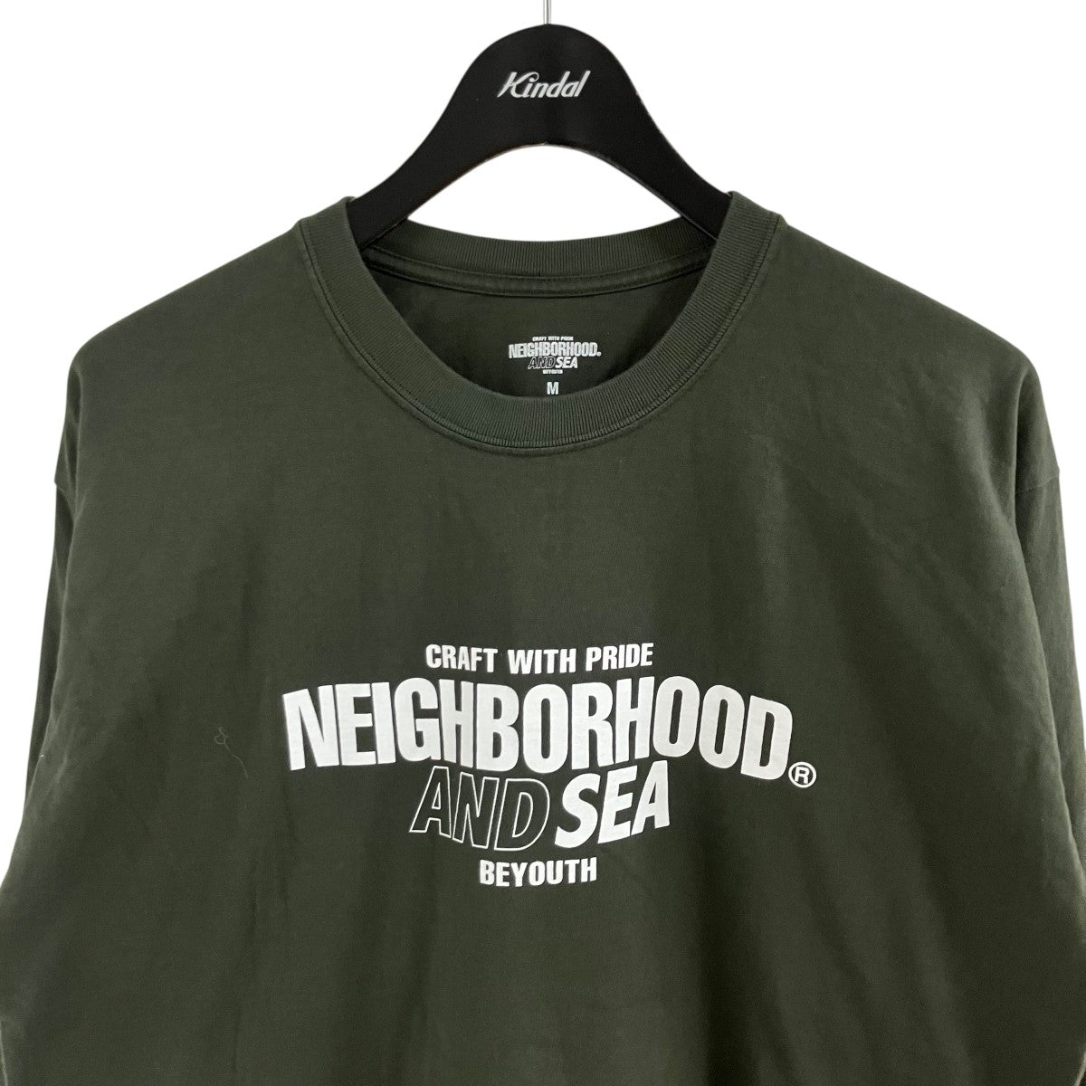 NEIGHBORHOOD×WIND AND SEA ロゴプリントカットソー 古着・中古-2枚目のアイテム画像