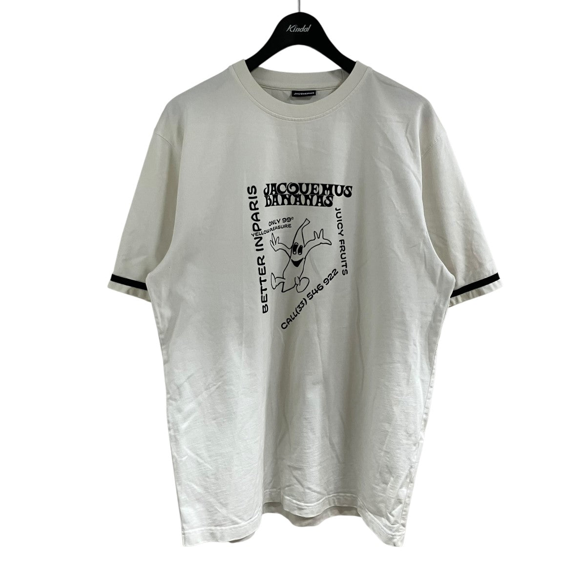 JACQUEMUS バナナデザイン半袖Ｔシャツ 古着・中古-1枚目のアイテム画像
