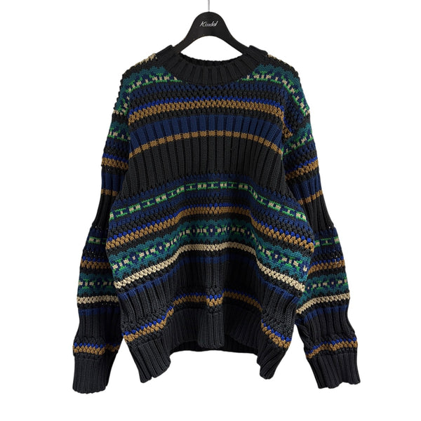 sacai(サカイ) 25SSメッシュニットセーター25-03601M Mesh Knit
