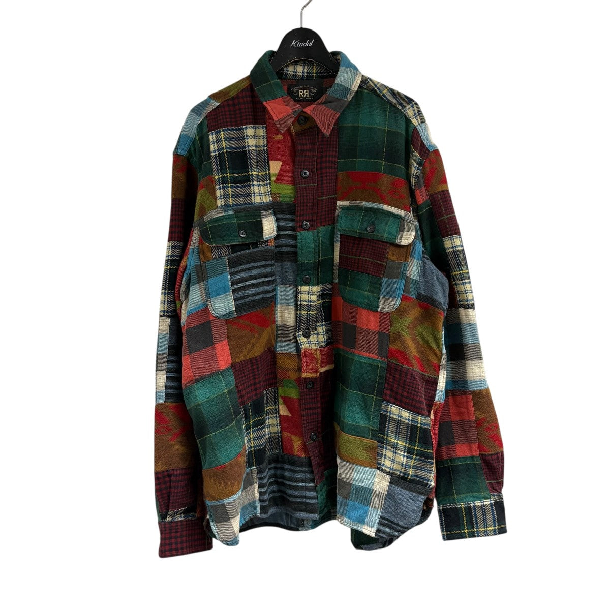 RRL(ダブルアールエル) パッチワークシャツ マルチカラー サイズ