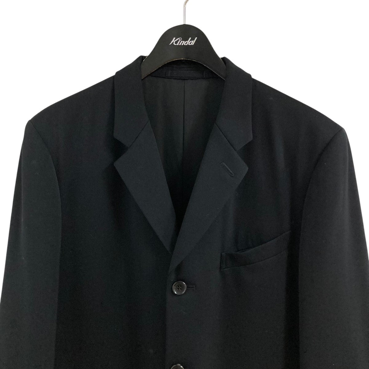 コムデギャルソンオム　インサイドアウト　テーラードジャケット　黒　サイズS COMME des GARCONS HOMME PLUS(コムデギャルソンオムプリュス