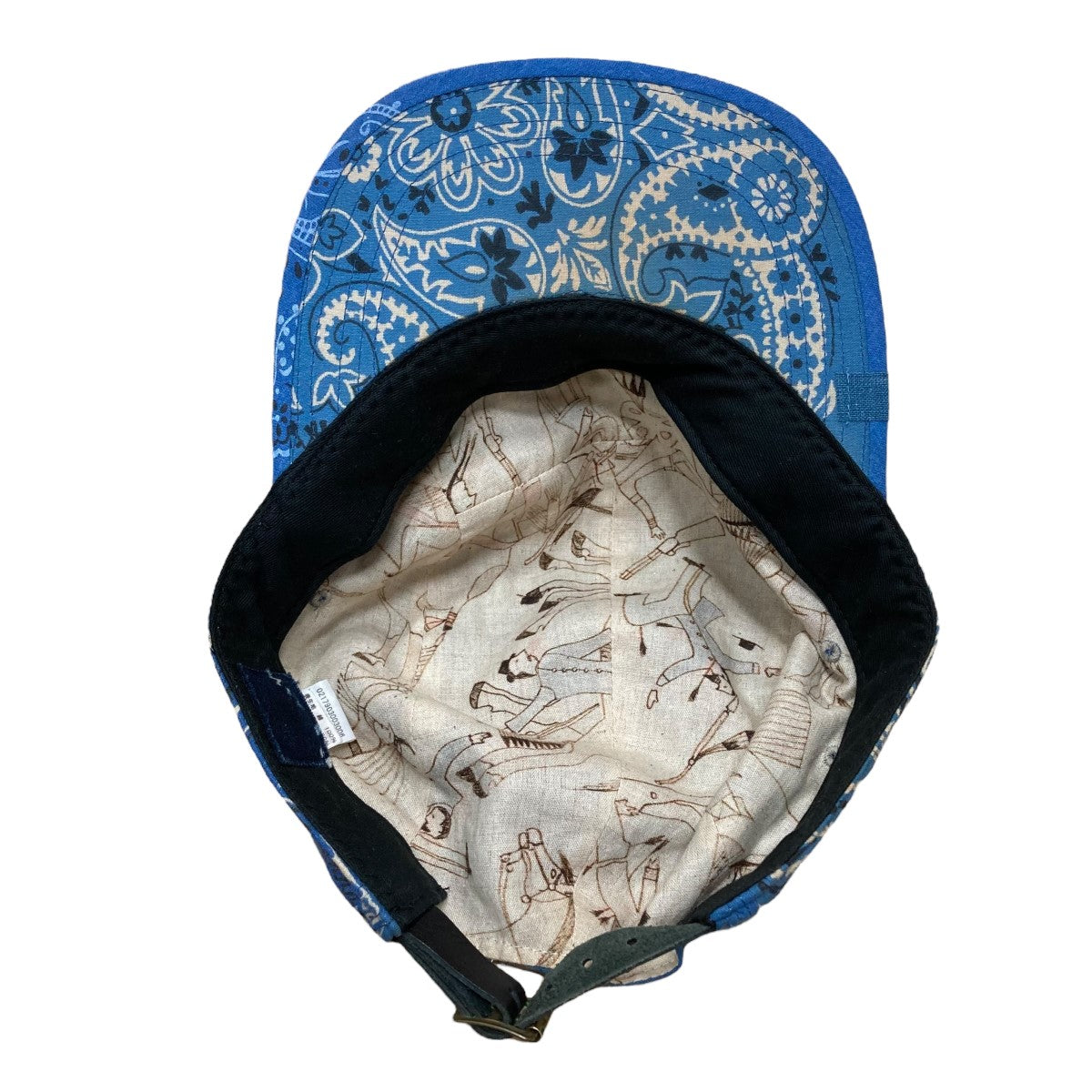 VISVIM(ビズビム) バンダナキャップ ブルー サイズ -｜【公式