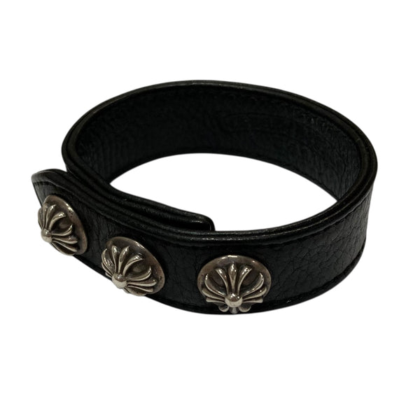 CHROME HEARTS(クロムハーツ) 3クロスボタン2スナップレザー