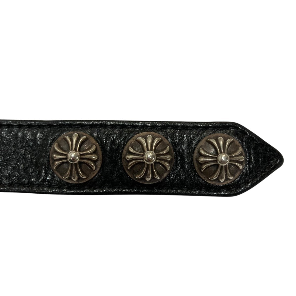 CHROME HEARTS(クロムハーツ) 3クロスボタン2スナップレザー