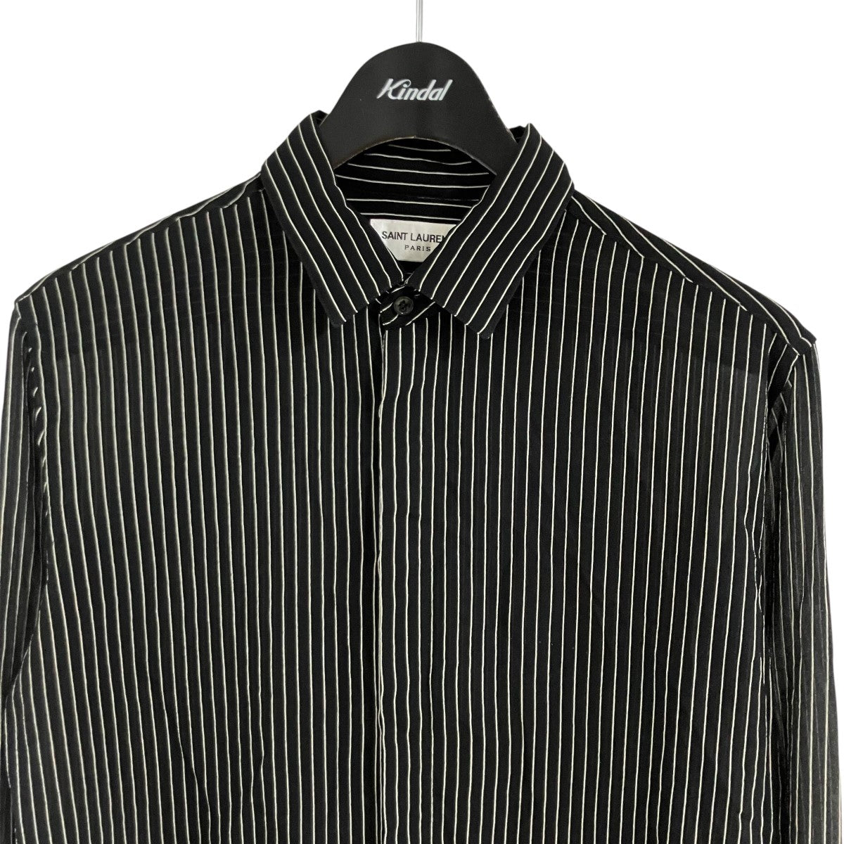 Saint Laurent Paris(サンローランパリ) ストライプシルクシャツ