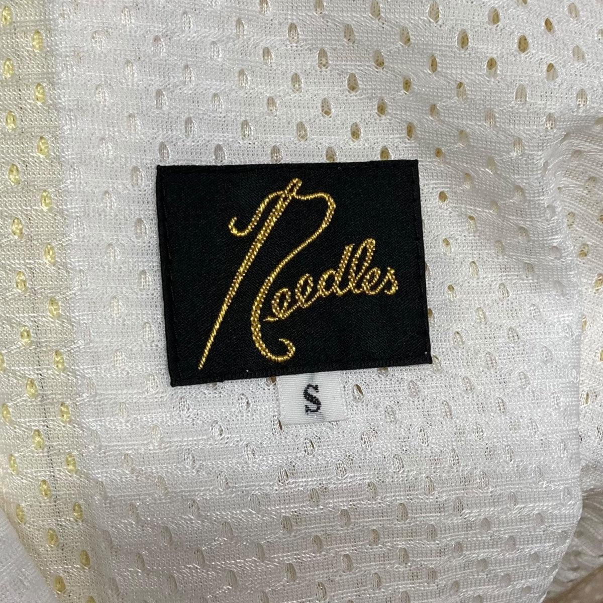 Needles(ニードルズ) パピヨン刺繍トラックパンツMR444 MR444 イエロー