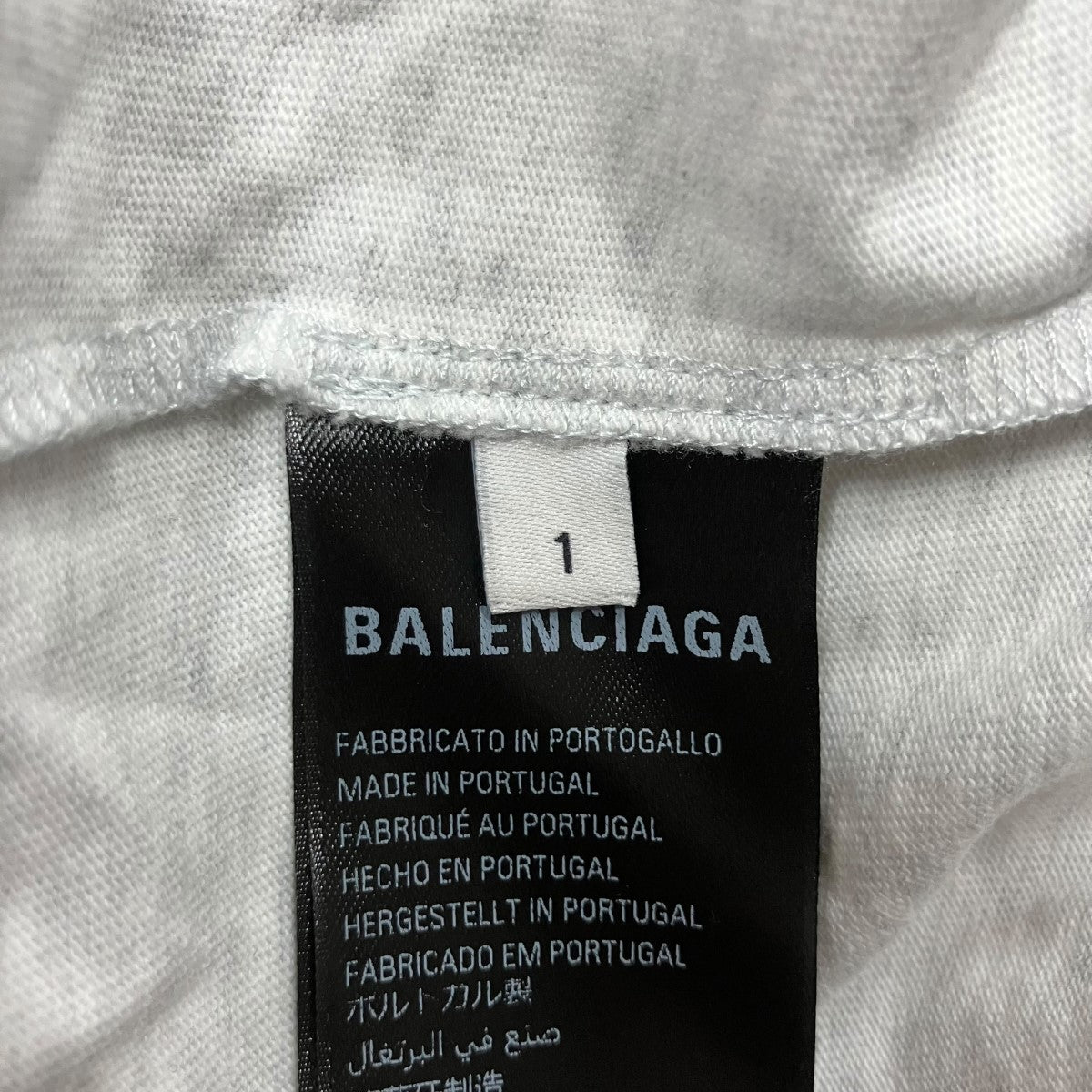 BALENCIAGA(バレンシアガ) ロゴプリントTシャツ 739028 ホワイト