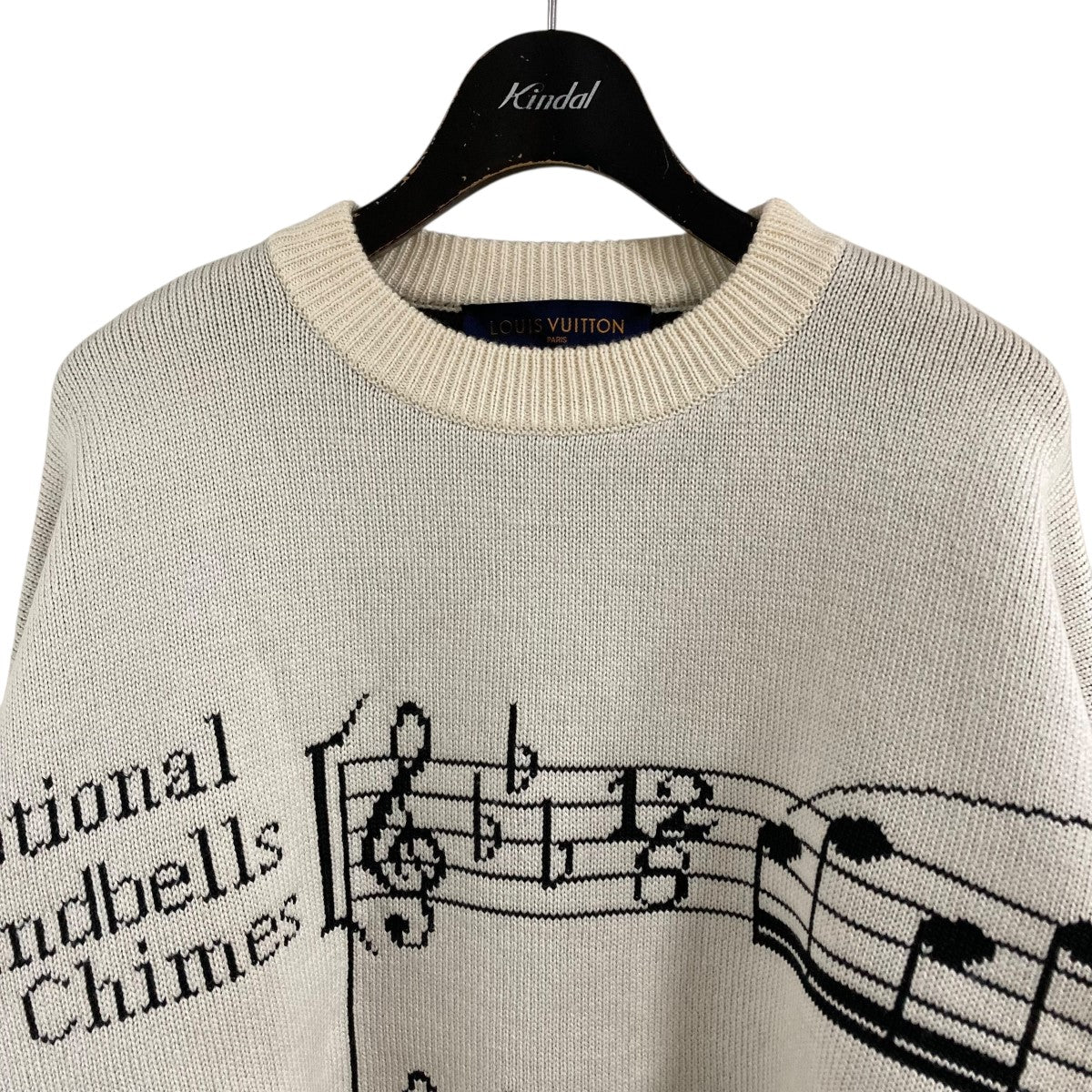 LOUIS VUITTON(ルイヴィトン) 音符ニットセーター HHK93W ホワイト