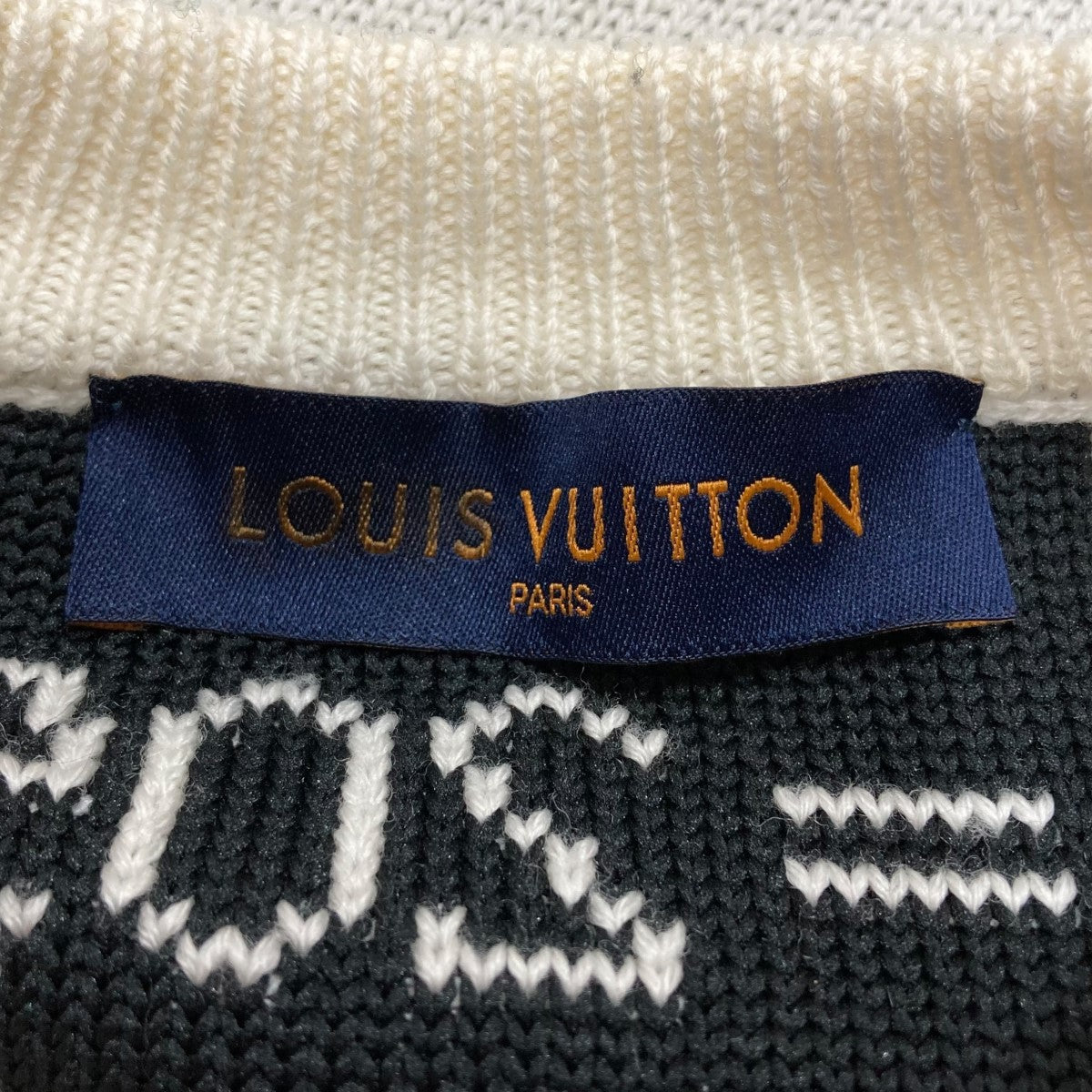 LOUIS VUITTON(ルイヴィトン) 音符ニットセーター HHK93W ホワイト