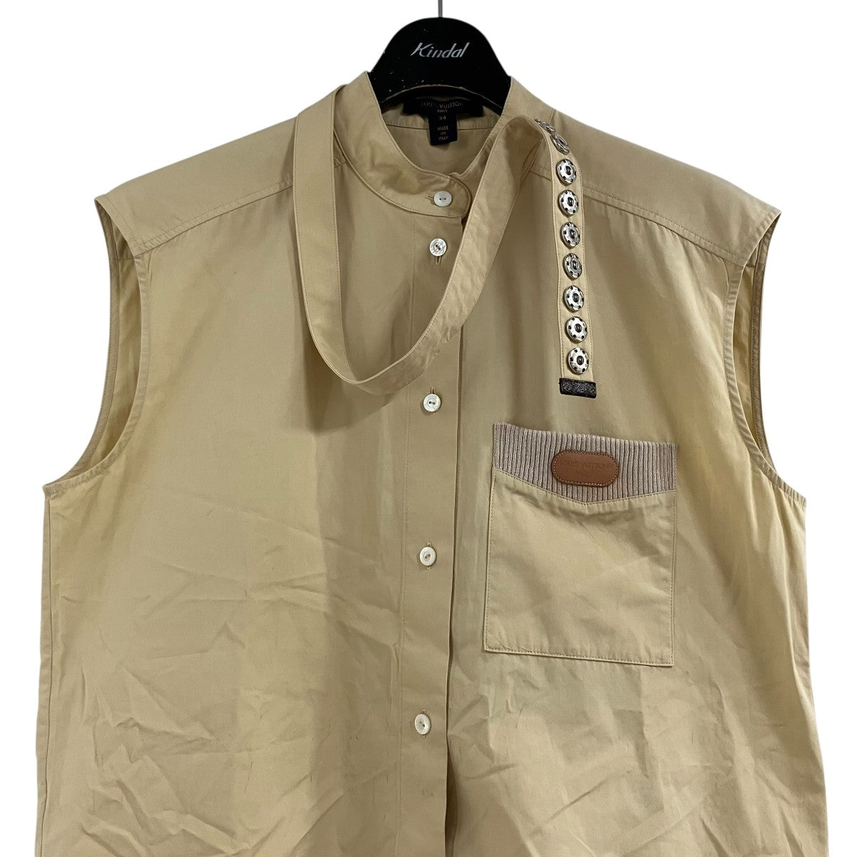 LOUIS VUITTON ノースリーブブラウス 古着・中古-2枚目のアイテム画像