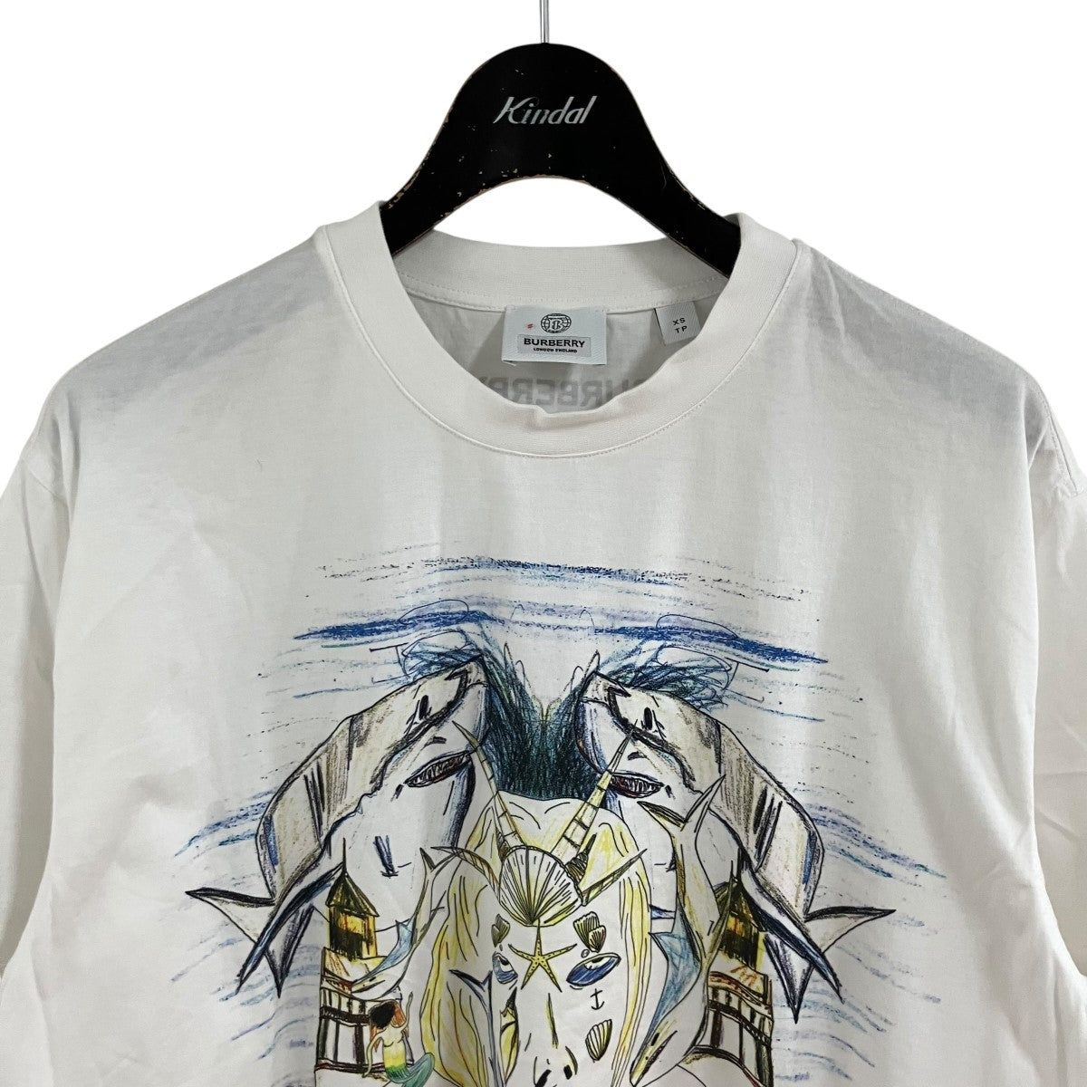 BURBERRY グラフィックプリントTシャツ 古着・中古-2枚目のアイテム画像