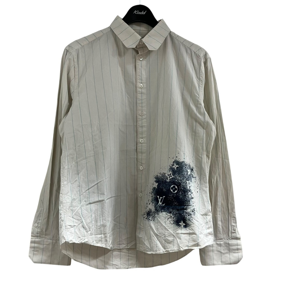 LOUIS VUITTON ストライプシャツ 古着・中古-1枚目のアイテム画像