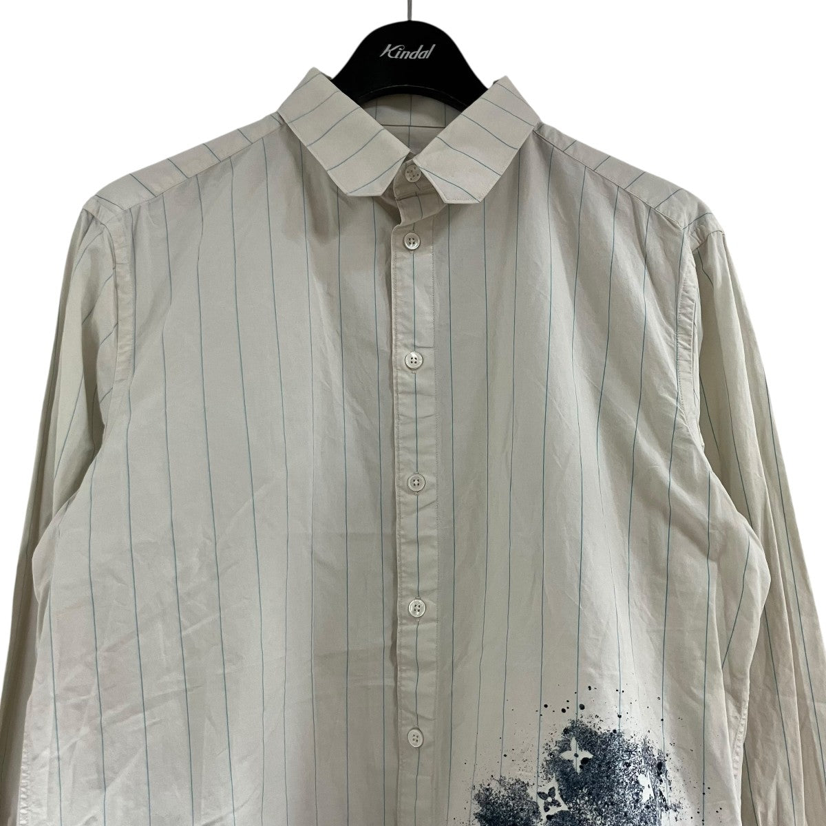 LOUIS VUITTON ストライプシャツ 古着・中古-2枚目のアイテム画像