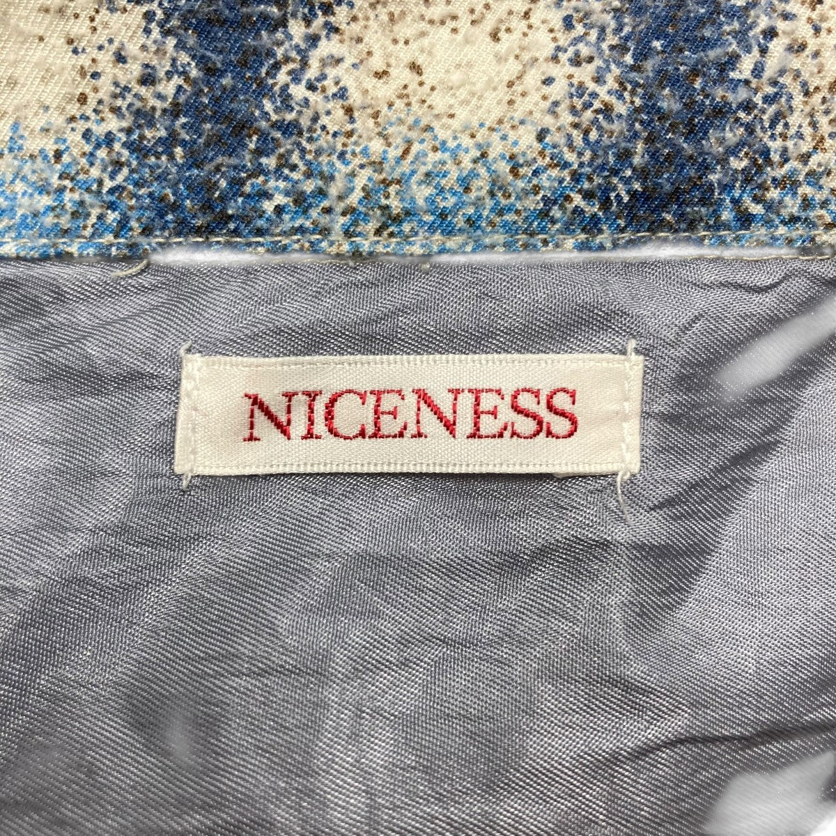 NICENESS KURT プリンテッドシルクシャツ 古着・中古-5枚目のアイテム画像