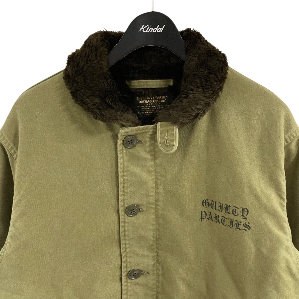 WACKO MARIA(ワコマリア) N-1 デッキジャケット カーキ サイズ XL