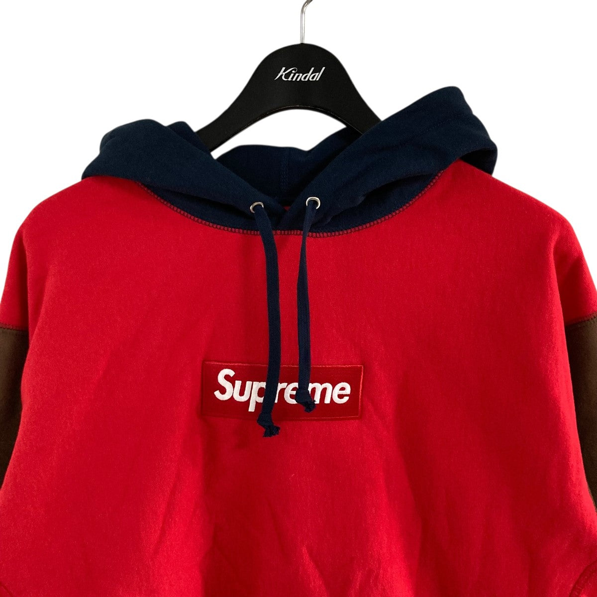 Supreme(シュプリーム) ボックスロゴプルオーバーパーカー レッド
