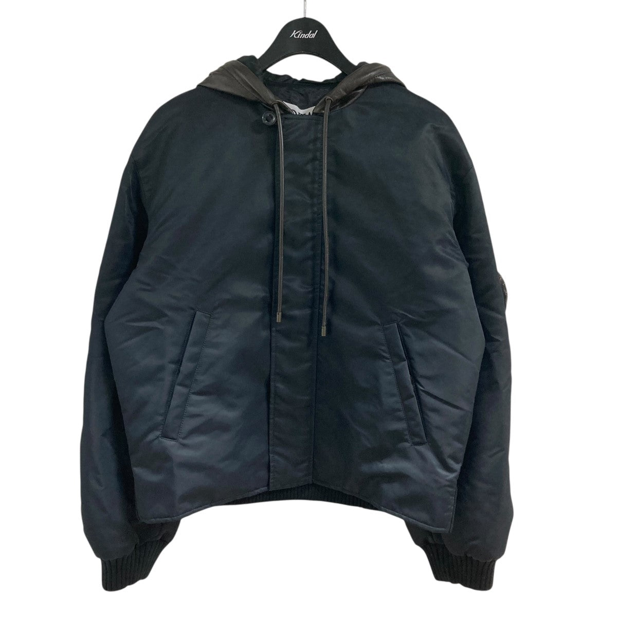 LOEWE(ロエベ) レザーフード フーデッドボンバージャケット H526Y02W89