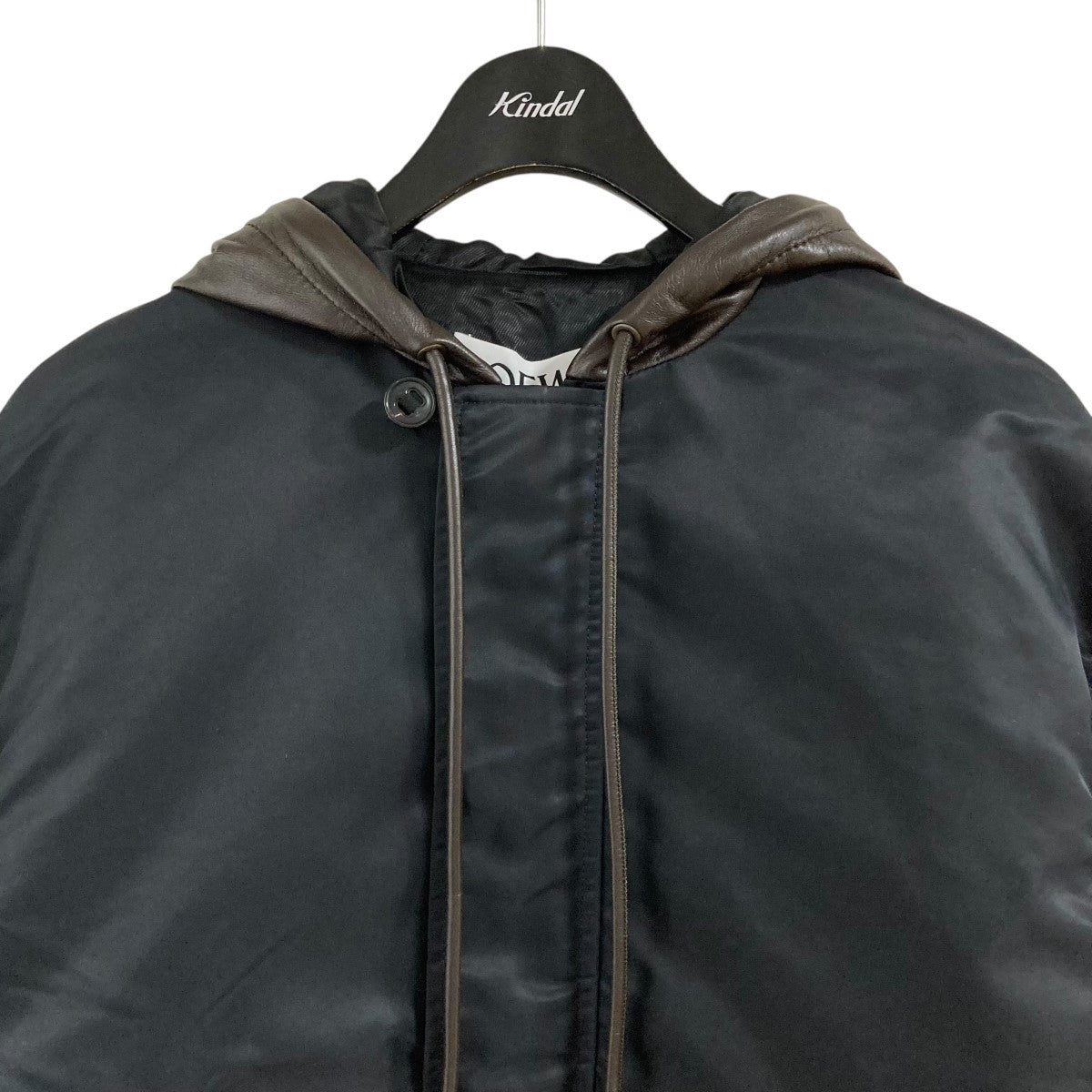 LOEWE(ロエベ) レザーフード フーデッドボンバージャケット H526Y02W89
