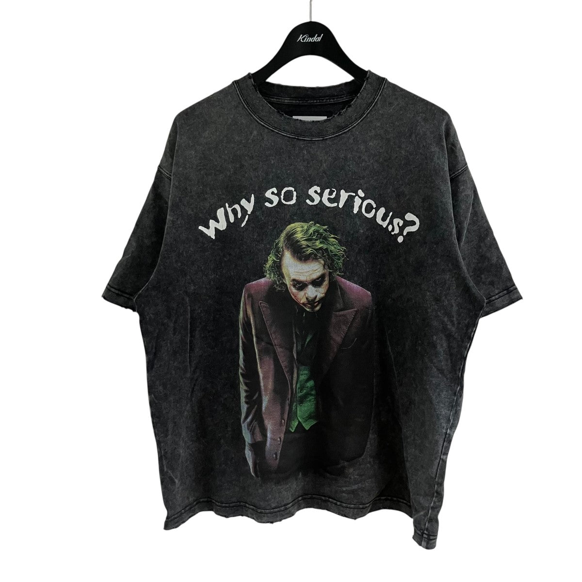 MAISON SPECIAL ダメージ加工ジョーカープリント半袖Tシャツ 古着・中古-1枚目のアイテム画像