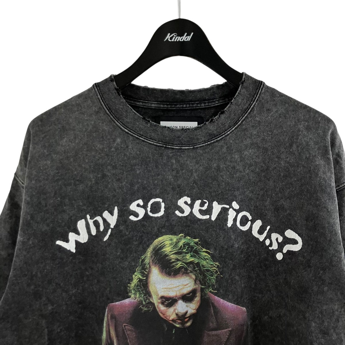MAISON SPECIAL ダメージ加工ジョーカープリント半袖Tシャツ 古着・中古-2枚目のアイテム画像