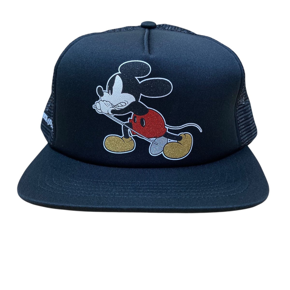 Supreme×NUMBER (N)INE×MICKEY MOUSE メッシュキャップ ブラック