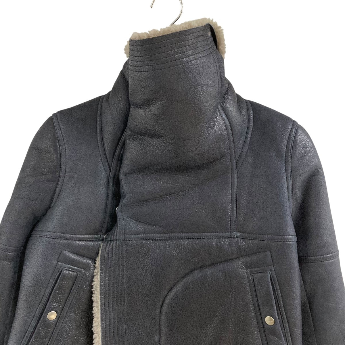 RICK OWENS(リックオウエンス) ムートンジャケット RP20F2753 ブラック