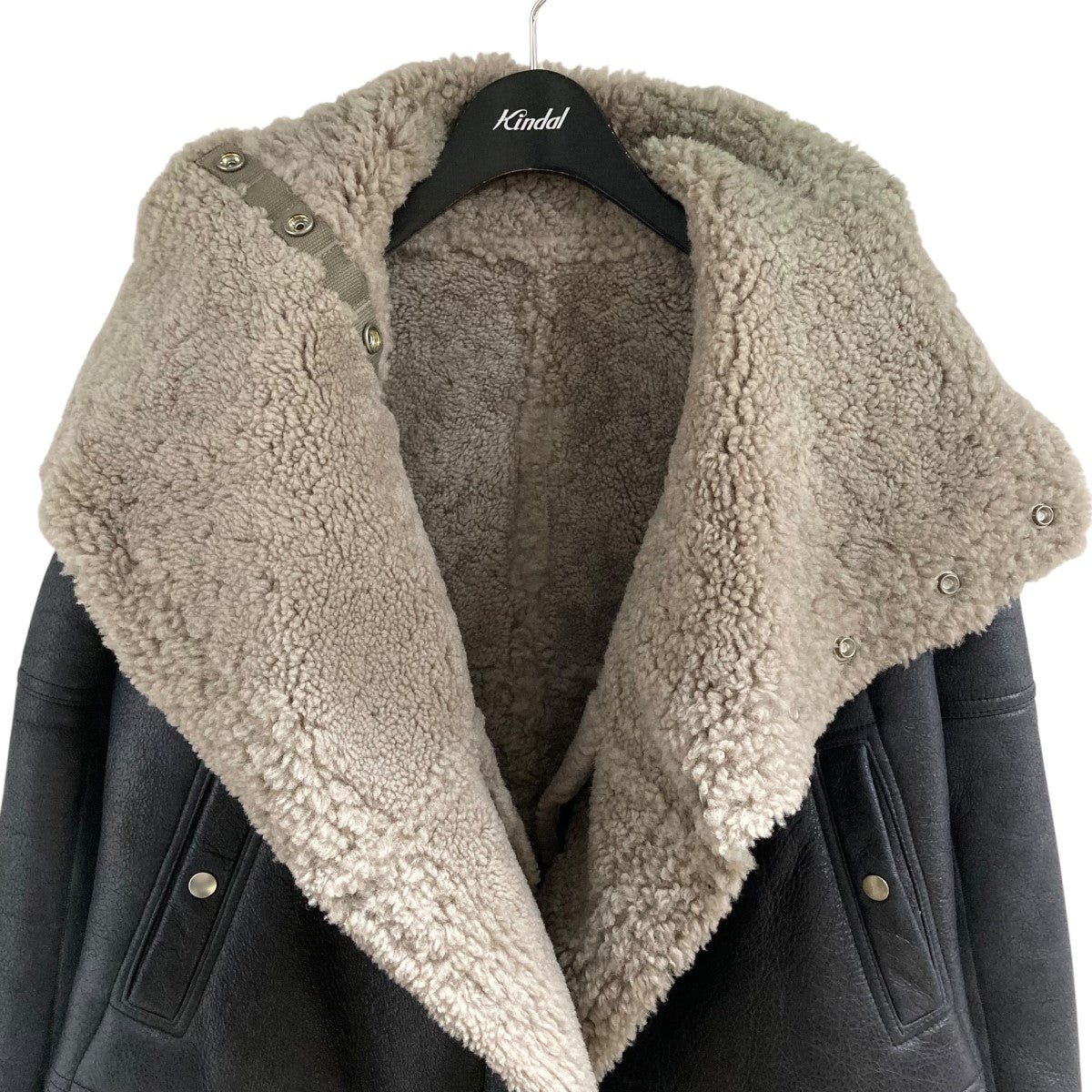 RICK OWENS(リックオウエンス) ムートンジャケット RP20F2753 ブラック