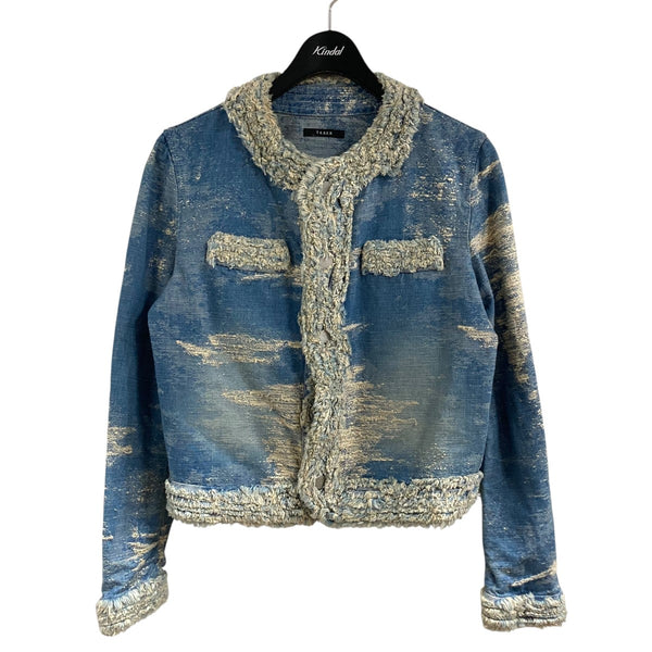 TAAKK(ターク) ショートデニムジャケット TA25SS-BL314 インディゴ