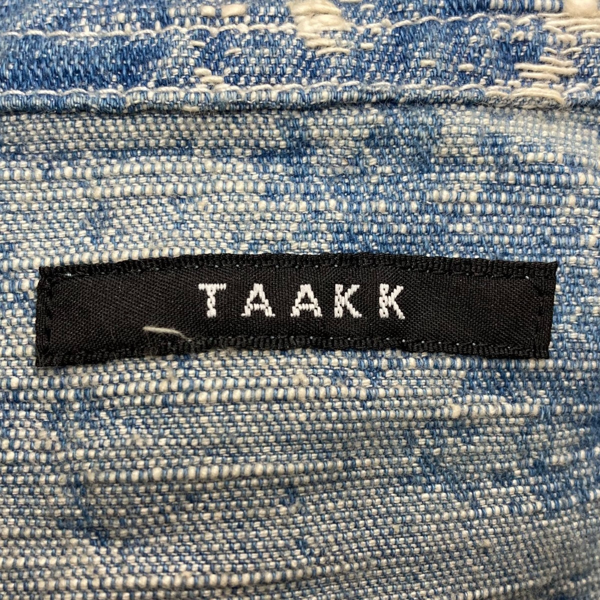TAAKK(ターク) ショートデニムジャケット TA25SS-BL314 インディゴ