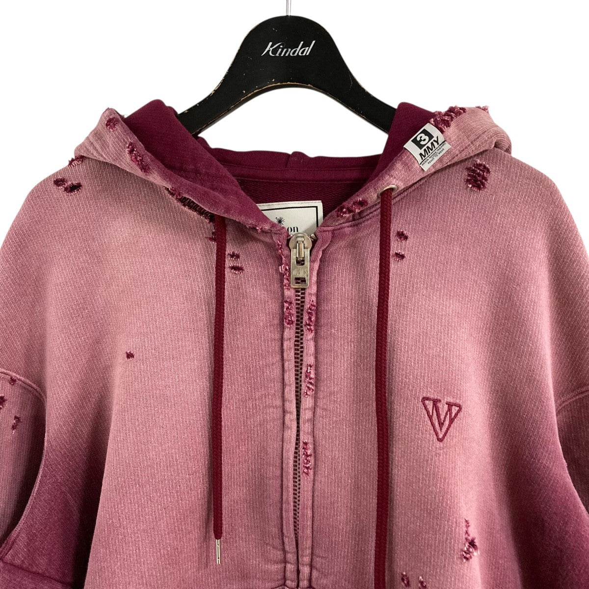 Maison MIHARA YASUHIRO(メゾンミハラヤスヒロ) ダメージ加工ジップ