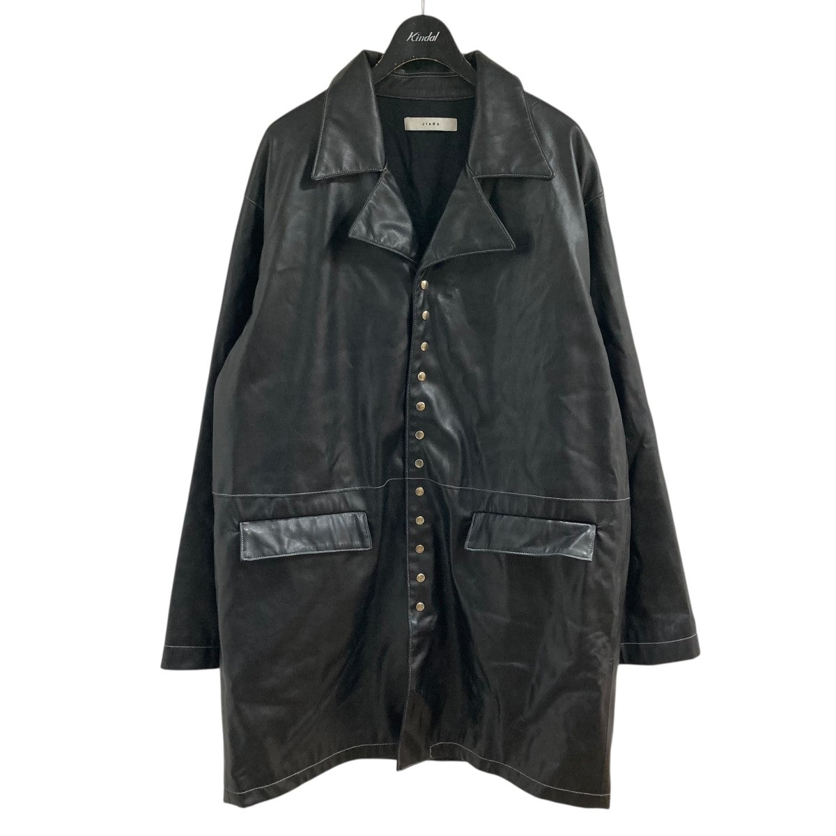 Jieda　レザーコート JieDa JIEDA LEATHER CAR COAT BLACK / 2025AW ジエダ レザー